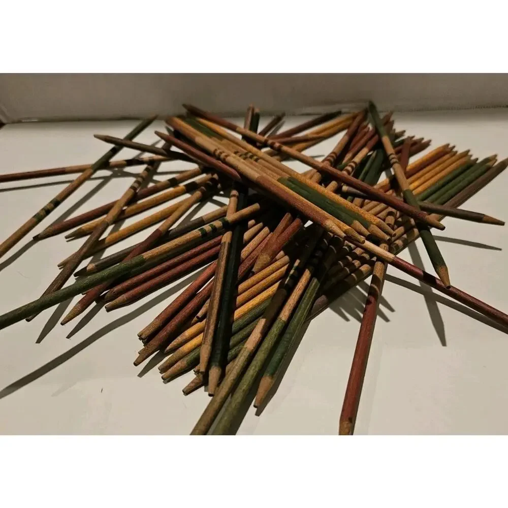 Melissa & Doug Old-Fashioned Pick-Up Sticks Game 41 Hand-Crafted Wood...